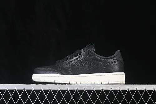 All categories Air Jordan Jordan series basketball shoes Air Jordan 1 Low Air Jordan 1 Low "Black Sail" AJ1 Joe 1 solid color low-top retro culture basketball shoes 848775-005